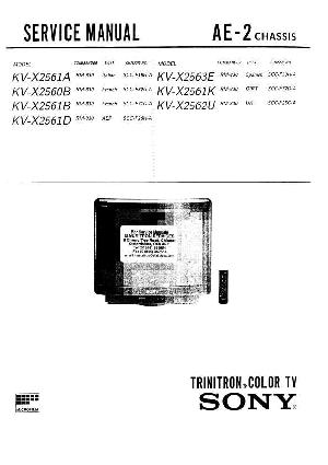 Сервисная инструкция Sony KV-X2561K AE-2 ― Manual-Shop.ru