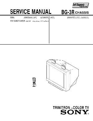 Сервисная инструкция Sony KV-XA21M93, BG-3R ― Manual-Shop.ru