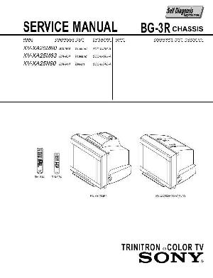 Сервисная инструкция Sony KV-XA25, BG-3R ― Manual-Shop.ru