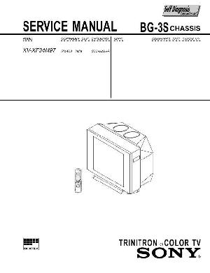 Сервисная инструкция Sony KV-XF34M97 ― Manual-Shop.ru