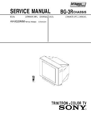 Сервисная инструкция Sony KV-XG25M50, BG-3R chassis ― Manual-Shop.ru
