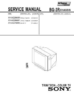 Сервисная инструкция Sony KV-XG29M80, BG-3R ― Manual-Shop.ru