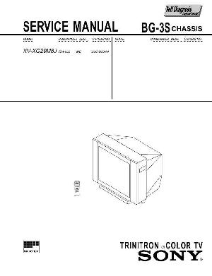 Сервисная инструкция Sony KV-XG29M8J, BG-3S ― Manual-Shop.ru