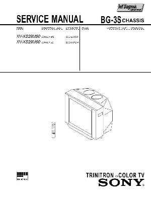 Сервисная инструкция Sony KV-XS29M80, BG-3G ― Manual-Shop.ru