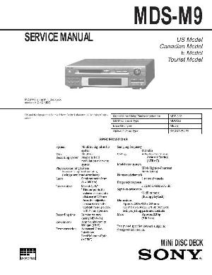 Сервисная инструкция Sony MDS-M9  ― Manual-Shop.ru