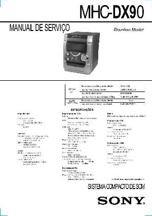 Сервисная инструкция Sony MHC-DX90  ― Manual-Shop.ru