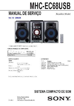 Сервисная инструкция Sony MHC-EC68USB  ― Manual-Shop.ru