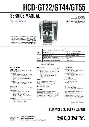 Сервисная инструкция Sony MHC-GT55  ― Manual-Shop.ru