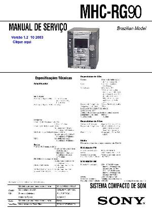 Сервисная инструкция Sony MHC-RG90  ― Manual-Shop.ru