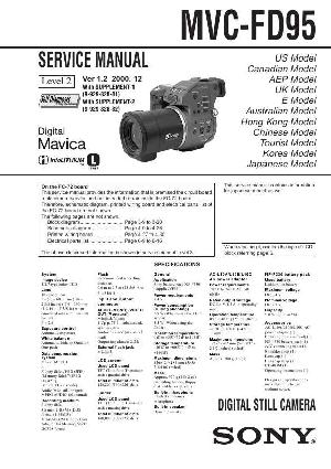 Сервисная инструкция Sony MVC-FD95 ― Manual-Shop.ru