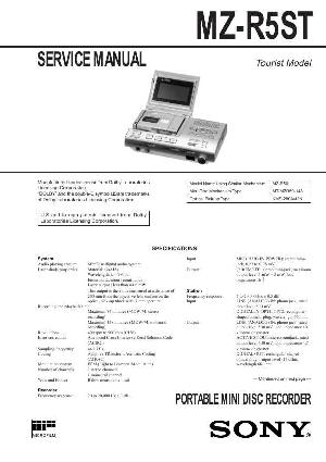 Сервисная инструкция Sony MZ-R5ST ― Manual-Shop.ru