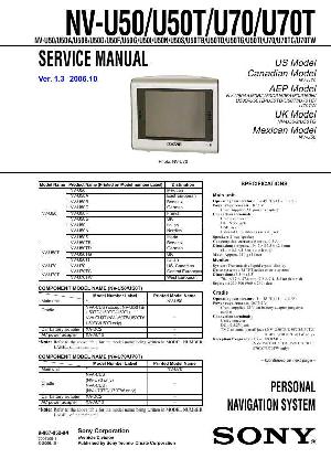Сервисная инструкция Sony NV-U50T, NV-U70T ― Manual-Shop.ru