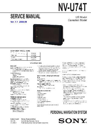 Сервисная инструкция Sony NV-U74T ― Manual-Shop.ru