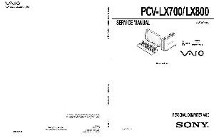 Service manual Sony PCV-LX700, PCV-LX800 ― Manual-Shop.ru
