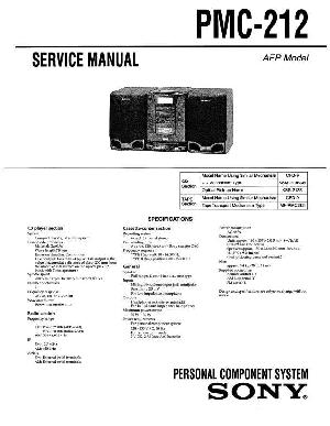 Сервисная инструкция Sony PMC-212 ― Manual-Shop.ru