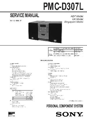 Сервисная инструкция Sony PMC-D307L ― Manual-Shop.ru