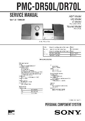 Сервисная инструкция Sony PMC-DR50L, PMC-DR70L ― Manual-Shop.ru