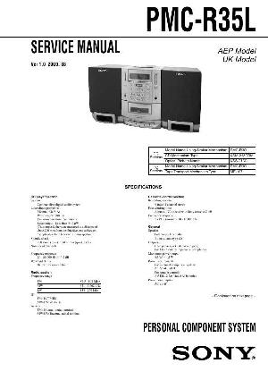 Сервисная инструкция Sony PMC-R35L ― Manual-Shop.ru
