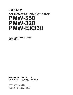 Сервисная инструкция Sony PMW-320, PMW-350, PMW-EX330 ― Manual-Shop.ru