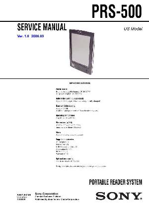 Сервисная инструкция Sony PRS-500 ― Manual-Shop.ru