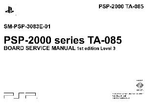Сервисная инструкция Sony PSP-2000 TA-085 (level 3) ― Manual-Shop.ru
