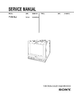 Сервисная инструкция Sony PVM-9L2 ― Manual-Shop.ru