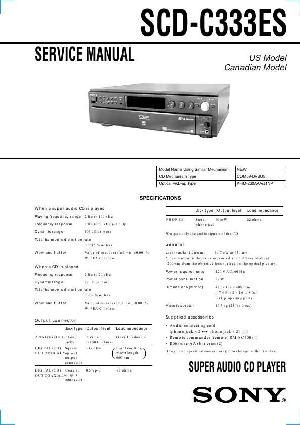 Сервисная инструкция Sony SCD-C333 ― Manual-Shop.ru