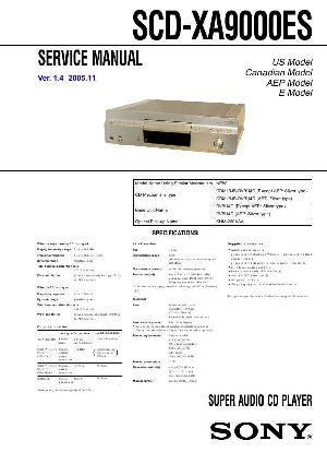 Сервисная инструкция Sony SCD-XA9000ES ― Manual-Shop.ru