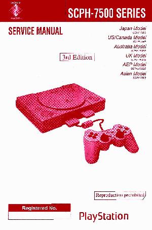 Сервисная инструкция Sony SCPH-7500 ― Manual-Shop.ru