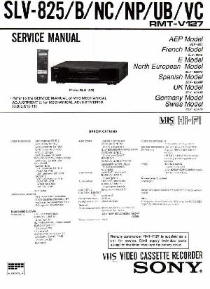 Сервисная инструкция Sony SLV-825B NC NP UB VC ― Manual-Shop.ru