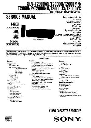 Сервисная инструкция Sony SLV-T2000 ― Manual-Shop.ru
