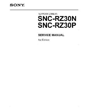 Сервисная инструкция Sony SNC-RZ30 ― Manual-Shop.ru
