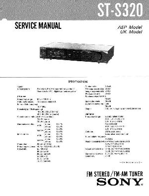 Сервисная инструкция Sony ST-S320 ― Manual-Shop.ru