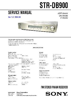 Сервисная инструкция Sony STR-DB900 ― Manual-Shop.ru