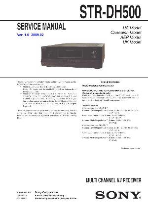Сервисная инструкция Sony STR-DH500 ― Manual-Shop.ru