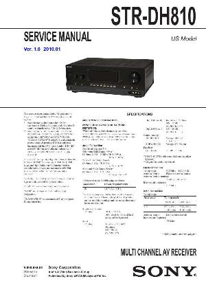 Сервисная инструкция Sony STR-DH810 ― Manual-Shop.ru