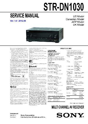 Сервисная инструкция Sony STR-DN1030 ― Manual-Shop.ru