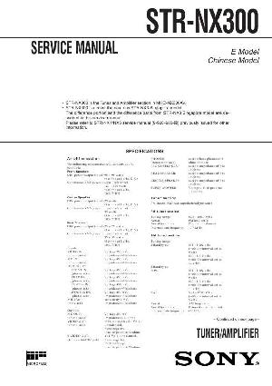 Сервисная инструкция Sony STR-NX300 ― Manual-Shop.ru