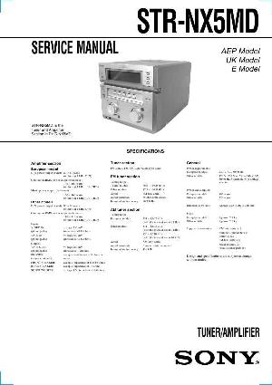 Сервисная инструкция Sony STR-NX5MD ― Manual-Shop.ru