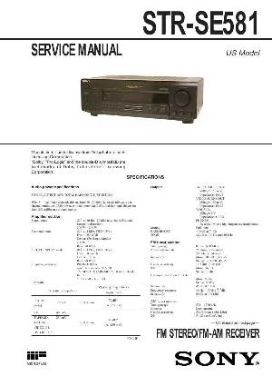 Сервисная инструкция Sony STR-SE581 ― Manual-Shop.ru