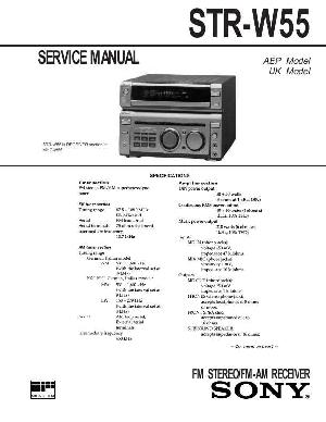 Сервисная инструкция Sony STR-W55 ― Manual-Shop.ru