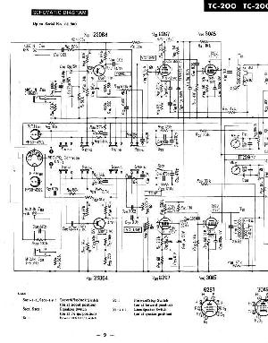 Сервисная инструкция Sony TC-200 схема ― Manual-Shop.ru