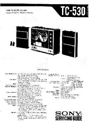 Сервисная инструкция Sony TC-530 ― Manual-Shop.ru