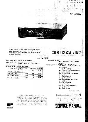 Сервисная инструкция Sony TC-FX44B ― Manual-Shop.ru