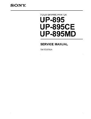 Сервисная инструкция Sony UP-895 CE MD ― Manual-Shop.ru
