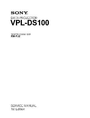 Сервисная инструкция Sony VPL-DS100 ― Manual-Shop.ru