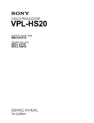 Сервисная инструкция Sony VPL-HS20 ― Manual-Shop.ru