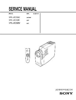 Сервисная инструкция Sony VPL-SC50E ― Manual-Shop.ru