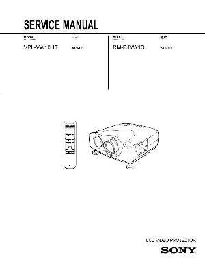Сервисная инструкция Sony VPL-VW10HT ― Manual-Shop.ru
