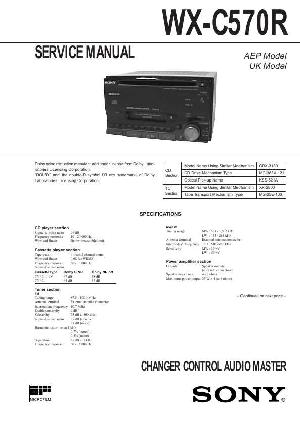 Сервисная инструкция Sony WX-C570R ― Manual-Shop.ru